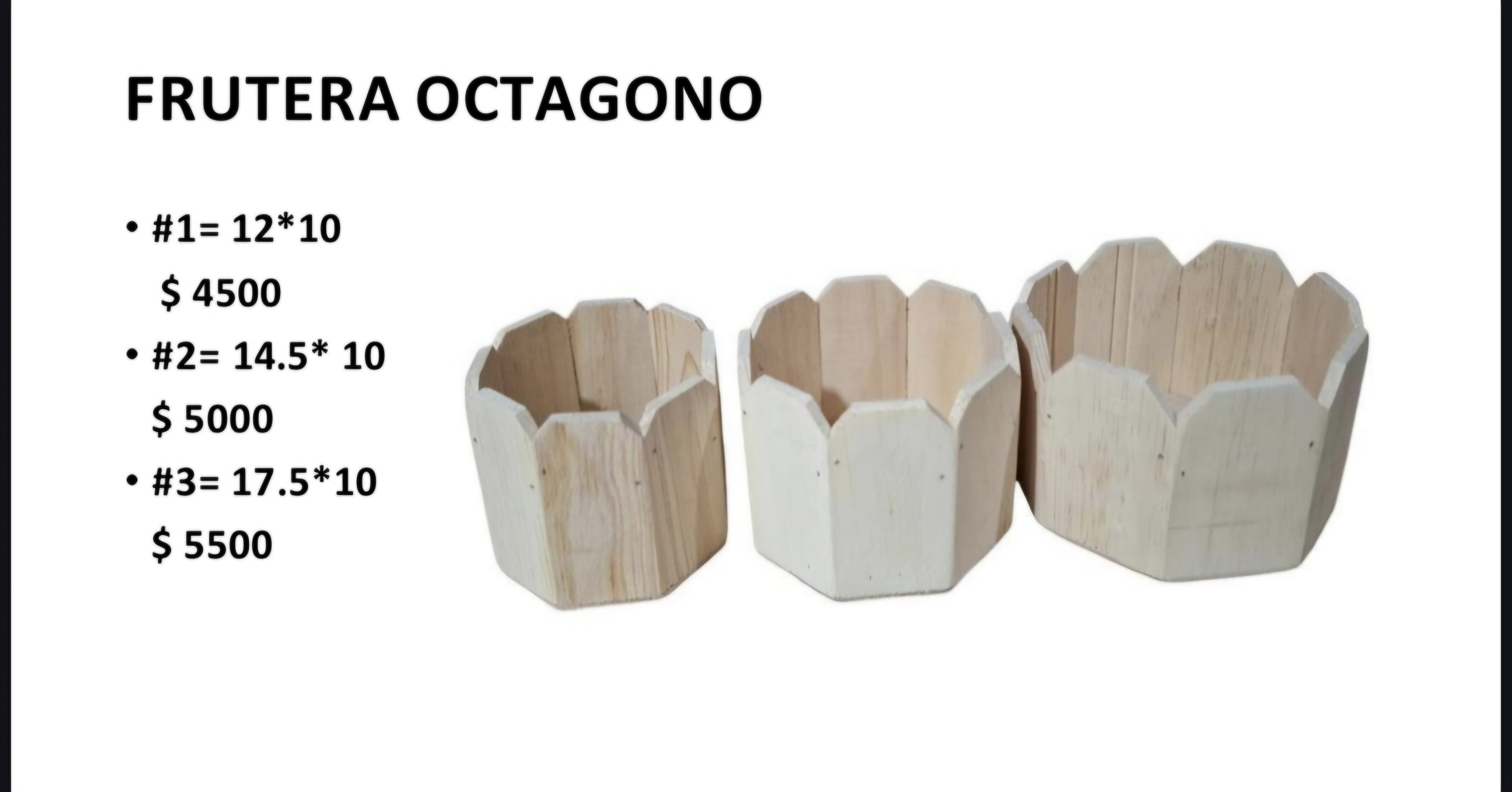 Frutera Octágono
